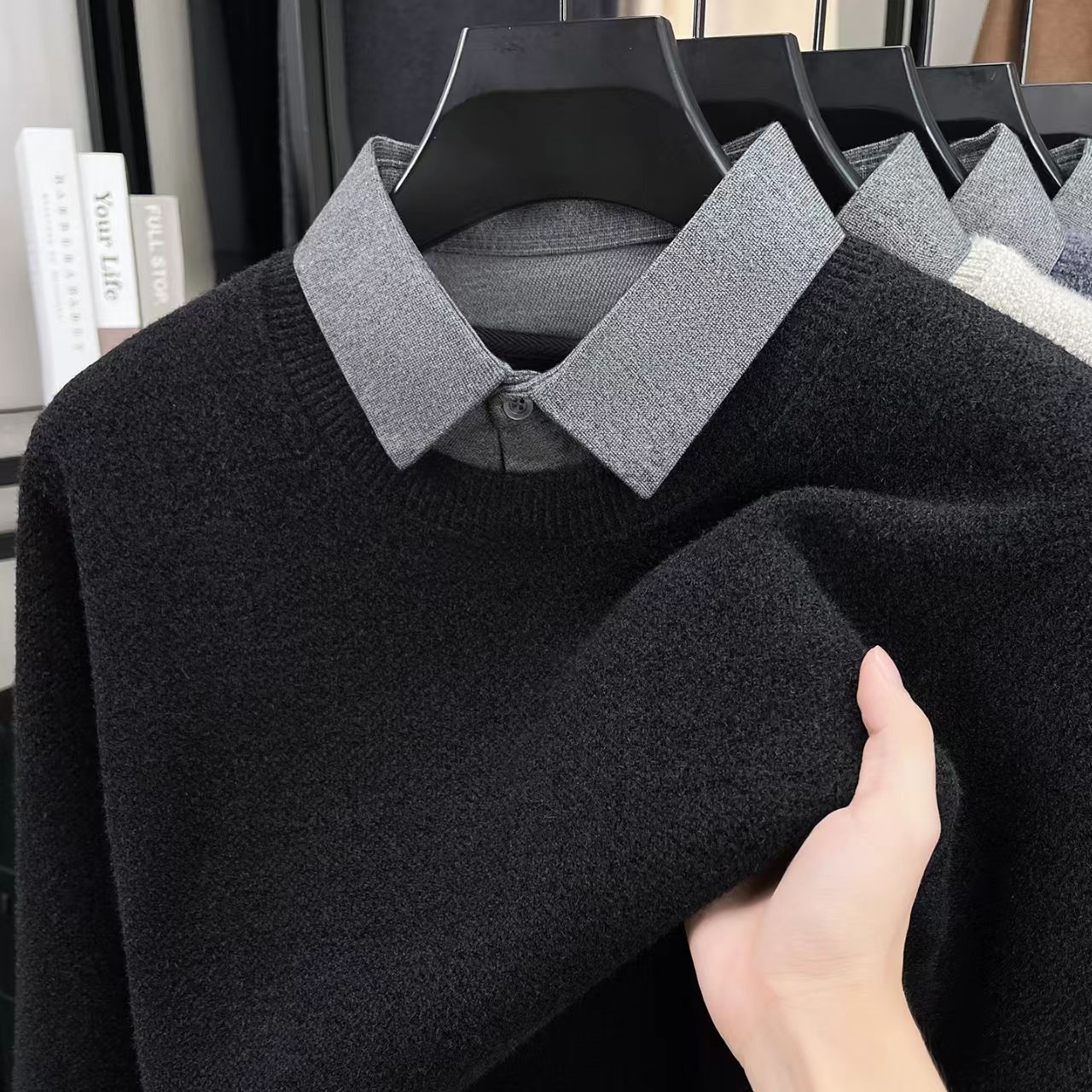 CITYLINE Men’s Premium Knit Sweater